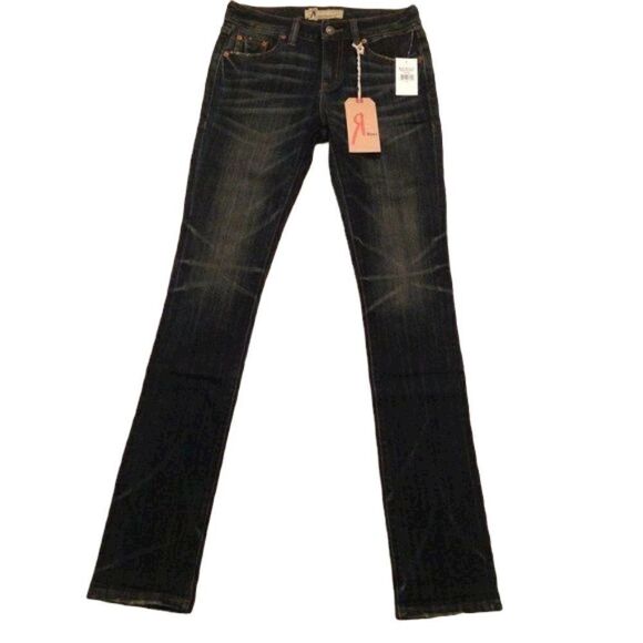 Rock Revival Remix Jeans Vtg Blue 25 NWT - Picture 1 of 10